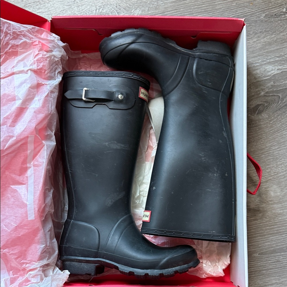 Hunter Classic Black Waterproof Boots